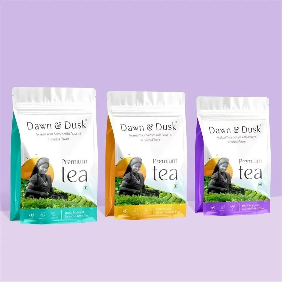 Di Pack Custom 250g Bolsas Para de Cafe KOFFED KOFFED KOFFED KOMEE TEA PACK KOP Kotak Kotak Datar Kantong dengan katup dan ritsleting