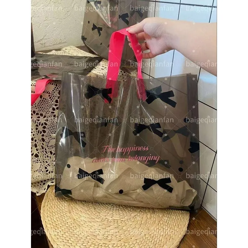 Tas Kemasan T-shirt Plastik Hitam OEM Langsung dari Pabrik Pakaian Kustom Tas Ritsleting Plastik Untuk Mengemas Pakaian