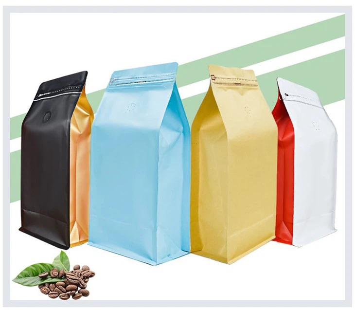 Kantong Kertas Kraft Laminasi Dengan Ritsleting