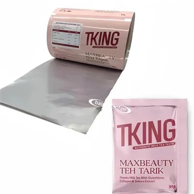 Roll PEMADIAN MAKANAN KUSTOM LAMPIRAN PLASTIK PLASTIK PLASTIBLE FLEKSIBEL ROLL Roll Automatic Film Sachet Film Roll